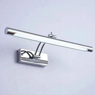 Contemporary Wall Light – Directional Stainless Steel Sconce with Integrated LED Module