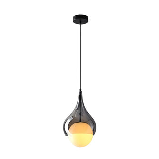 Geometric Pendant Light – Modern Gold Finish LED Lamp for Living Room Lighting