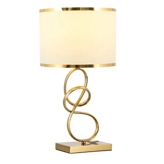 Gold Bedside Lamp – Modern Table Lamp with Dimmable LED & Touch Control Lighting