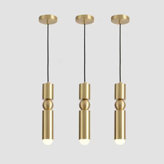 Copper Pendant Light – Modern Pendant Light With LED Warm Ambient Lighting
