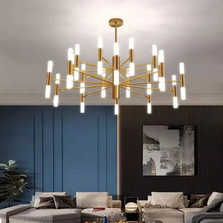 Modern Chandelier – LED Lighting Acrylic Tube Pendant with Adjustable Suspension