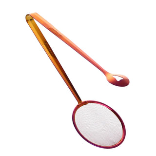 stainless steel strainer durable cooking strainer fine mesh filter hemna home side view