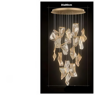 Colossal Luxury Chandelier – Modern Crystal Pendant Light with Ambient LED Lighting