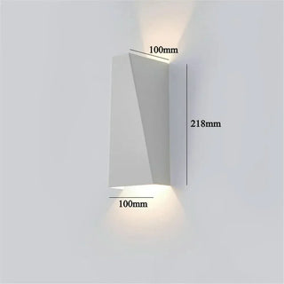 Designer Wall Light – Modern Aluminium Wall Sconce With Bidirectional Lighting Effect