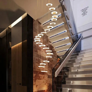 Fluxe Ceiling Light – Modern Spiral Staircase Light | Elegant Sculptural Fixture