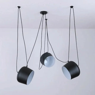 Industrial Pendant Light – Modern Metal Hanging Lamp With E27 Bulb Fixture