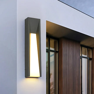 Stainless steel exterior wall lamp — modern waterproof outdoor LED light