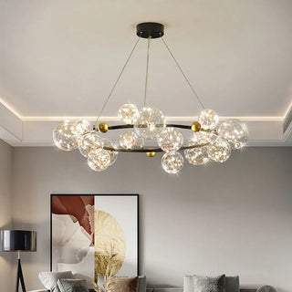 Modern Pendant Light – Elegant LED Metal Fixture with Cord Hanging Design