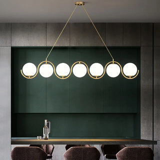 Metal Pendant Light – Multi-Headed Spherical Pendant Lamp | Warm Atmosphere Lighting