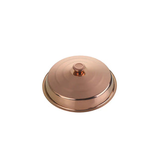 stainless steel frying pot rose gold wok rack eco friendly cookware side view