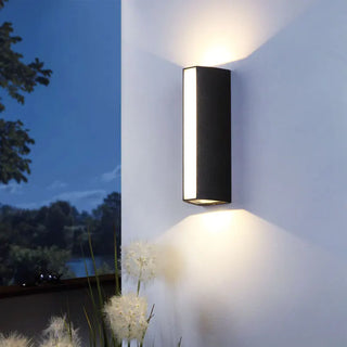 Outdoor Aluminum Wall Light – Modern Powder Coated Aluminum Wall Sconce with LED
