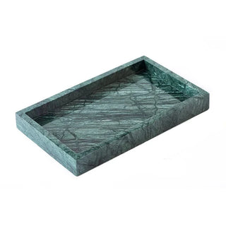 marble storage tray earthworks european minimalist round handcrafted stone tray green close-up