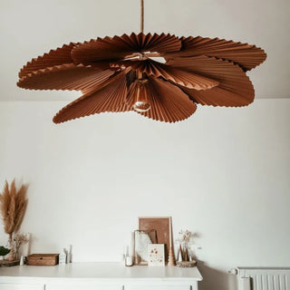 Wabi-Sabi Pendant Light – Handcrafted Hanging Light With Soft Ambient Lighting