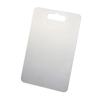 stainless steel chopping board durable eco friendly kitchen cutting board 35x25cm side view