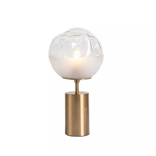 Adjustable Bedside Lamp – Modern Glass Lamp with Metal Frame & Soft Warm Glow