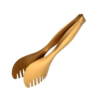 luxury kitchen tongs 25cm stainless steel prague kitchenware eco friendly close-up