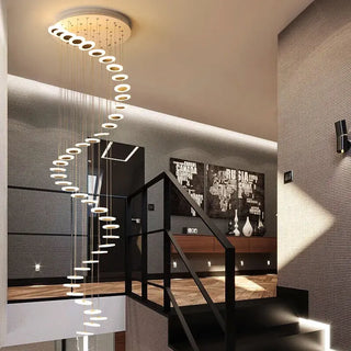 Fluxe Ceiling Light – Modern Spiral Staircase Light | Elegant Sculptural Fixture