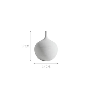scandinavian vase modern ceramic porcelain black white minimalist decor detail