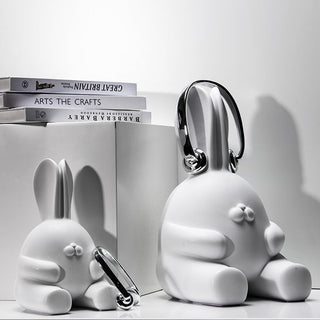 resin earring rabbit creative eco-friendly decorative ornament set view