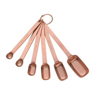 stainless steel measuring spoons durable 6 piece set certified food safe set view