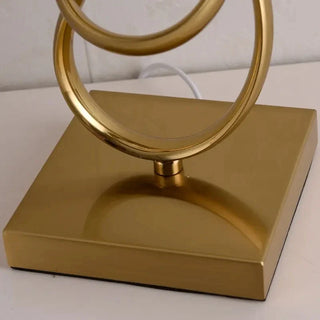 Gold Bedside Lamp – Modern Table Lamp with Dimmable LED & Touch Control Lighting
