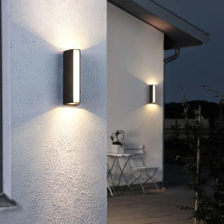 Outdoor Aluminum Wall Light – Modern Powder Coated Aluminum Wall Sconce with LED