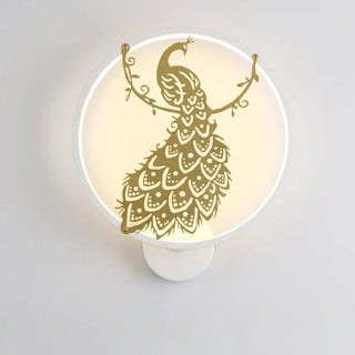 Natural Style Wall Light – Stylized Deer Motif Lighting with Soft Glow Ambiance