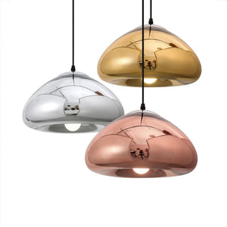 Aluminum Pendant Light – Hemispherical Mirror Finish Lamp | Modern Ceiling Light