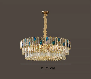Modern Chandelier – Black and Gold Luxury Ceiling Light with Opal Glass Diffuser