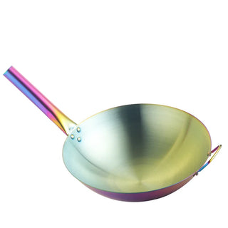 stainless steel wok rack durable cooking pot stand eco-friendly kitchen holder front view