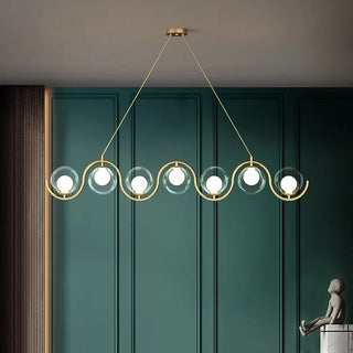 Metal Pendant Light – Multi-Headed Spherical Pendant Lamp | Warm Atmosphere Lighting
