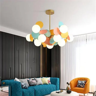 LED Pendant Light - Artistic Suspension Lamp | Nordic Style Lighting, Warm Ambient Illumination