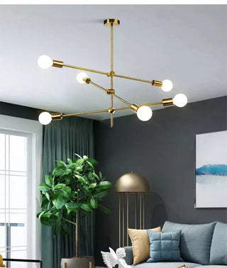 Modern Pendant Lamp – Adjustable Arm Spider Pendant Light for Living Room Lighting