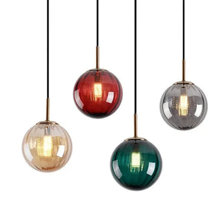 Glass Ball Pendant Light – Modern Nordic Lighting Design With Warm Ambient Lighting