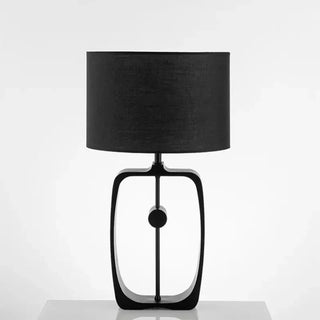 Black Metal Lamp – Decorative Industrial Table Lamp with Soft Eye Friendly Lighting