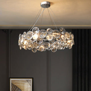 Crystal mini chandelier stainless steel pendant ceiling light