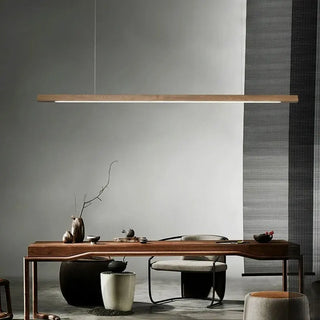 Nordic Wooden Pendant Light – Modern Wood Pendant with Warm Ambient Lighting