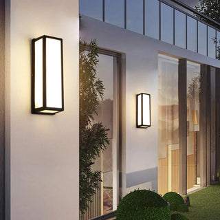 Waterproof outdoor wall lamp illuminated — European design sconce