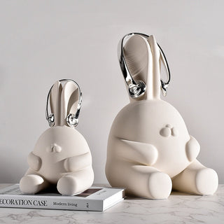 resin earring rabbit creative eco-friendly decorative ornament detail