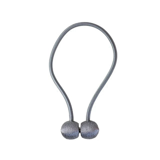 magnetic curtain tieback elegant polyester curtain holders fiamma neri angle view