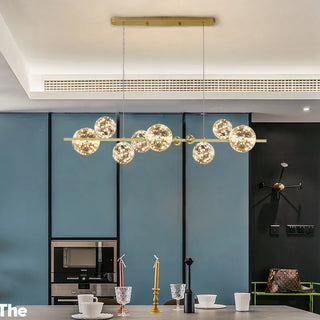 Modern Pendant Light – Elegant LED Metal Fixture with Cord Hanging Design