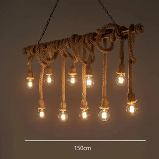 Bamboo Pendant Light – Adjustable Cord LED Hanging Light | Modern Wooden Lamp