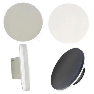 Halo Wall Lamp – Aluminium Floating Disc Light with Soft Halo Lighting