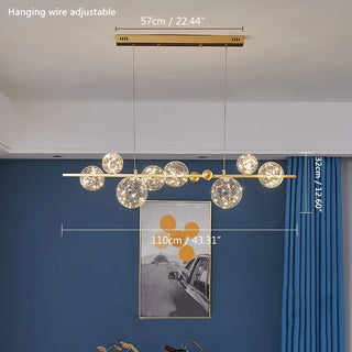 Modern Pendant Light – Elegant LED Metal Fixture with Cord Hanging Design