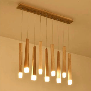 Nordic Wooden Pendant Light – Modern Wood Pendant Lighting for Bars & Restaurants