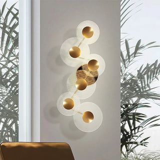 Indoor Wall Light – Elegant Slim Silhouette Metal Acrylic Fixture for Warm Ambiance
