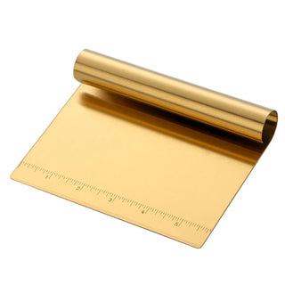 dough pastry cutter gold stainless steel hamburg kitchenware baking tool front view
