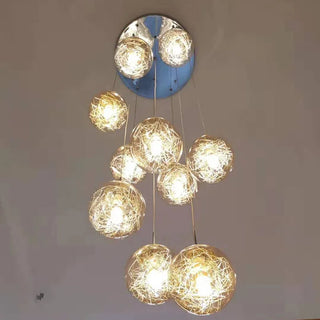 Chic Pendant Light – Modern Pendant Lamp with Gold Finish & Glass Diffuser