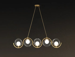Metal Pendant Light – Multi-Headed Spherical Pendant Lamp | Warm Atmosphere Lighting