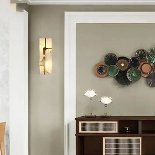 Contemporary Wall Sconce – Modern Wall Light with Gold Finish & Soothing LED Illumination
